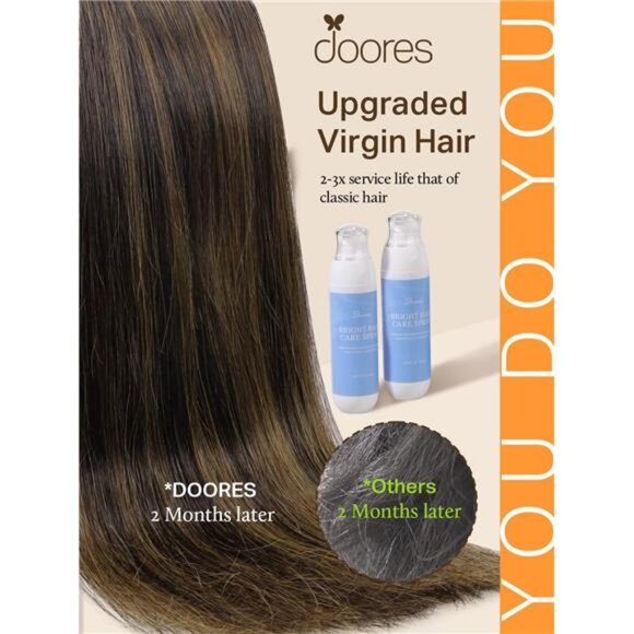 Tape in Hair Extensions Human Hair, Balayage Dark Brown to Chestnut main image 5